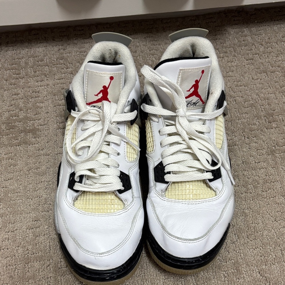 Jordan Golf Men's White, Black, and Red Shoes